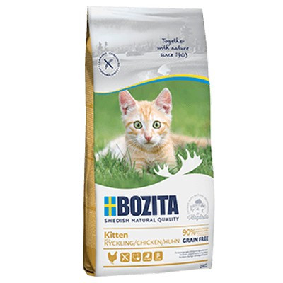 BOZITA Kitten Grain free Chicken - sucha karma dla kociąt - 2kg - zdjęcie 1