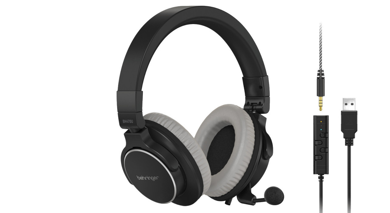 Behringer BH470U - Słuchawki studyjne z mikrofonem i złączem USB - zdjęcie 1