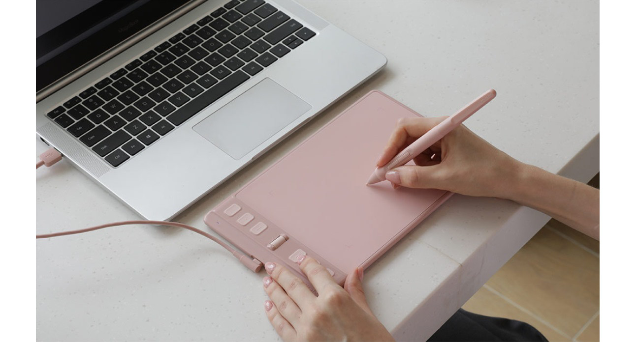 Tablet graficzny Inspiroy 2S Pink - zdjęcie 4