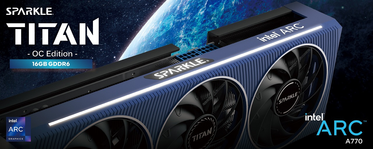 Karta graficzna SPARKLE Intel Arc A770 TITAN 16GB GDDR6 - zdjęcie 1