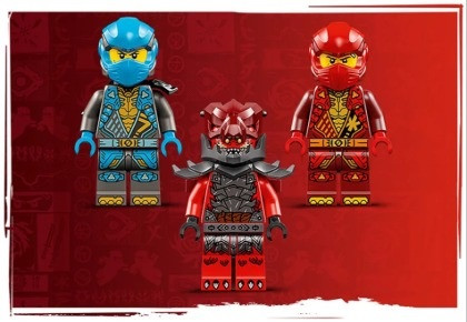 LEGO NINJAGO 71830 Burzowy jeździec-mech Kaia - zdjęcie 5