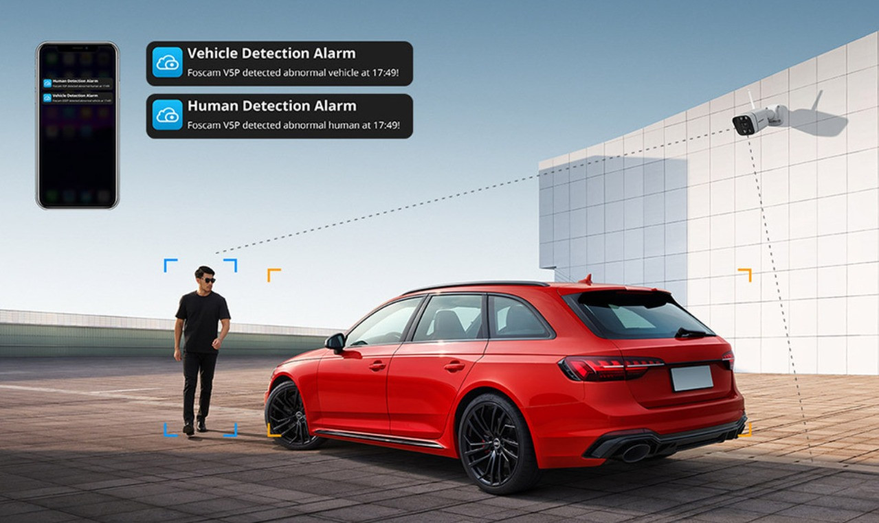 Kamera Foscam V8P 8MP Wi-Fi -CZARNA - zdjęcie 3