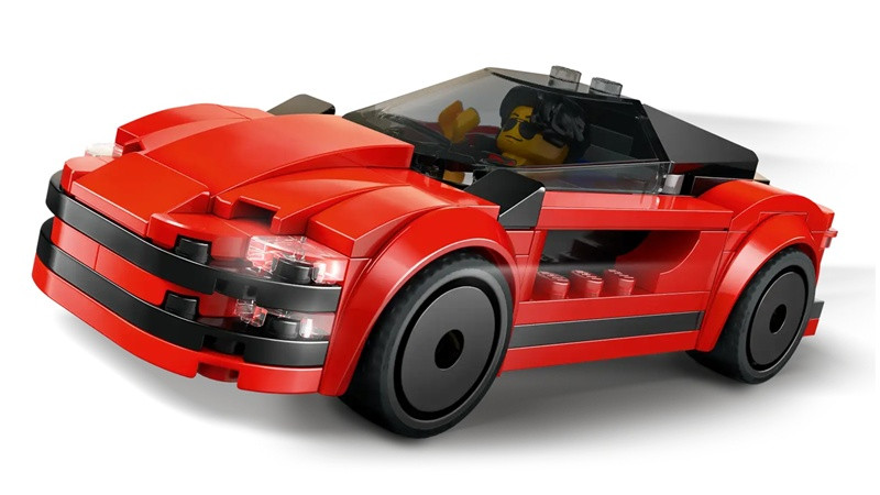 LEGO CITY 60448 Czerwony samochód sportowy - zdjęcie 2