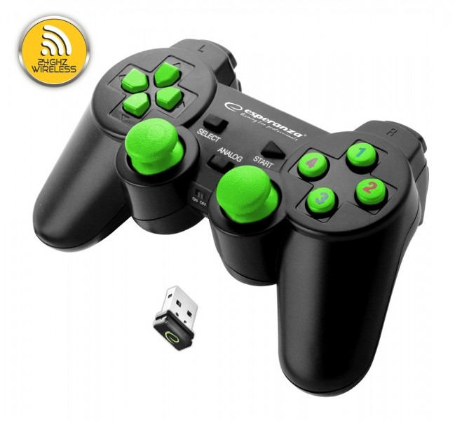 ESPERANZA GAMEPAD BEZPRZEWODOWY 2.4GHZ PC/PS3 USB - zdjęcie 1