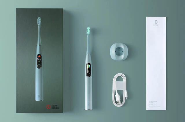 Szczoteczka soniczna Oclean X Pro (niebieski) - zdjęcie 15