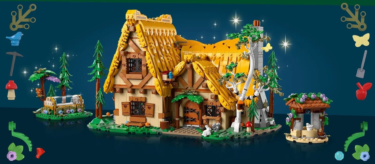 LEGO 43242 Disney Chatka Królewny Śnieżki i siedmiu krasnoludków - zdjęcie 6