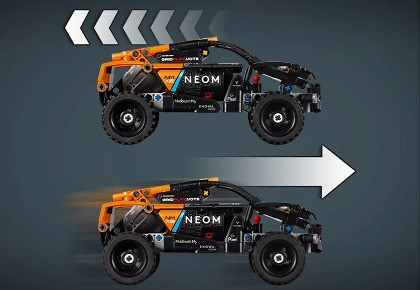 LEGO TECHNIC 42166 NEOM McLaren Extreme E Race Car - zdjęcie 3