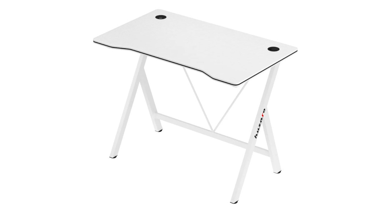 Biurko gamingowe Huzaro Hero 1.4 White - zdjęcie 1