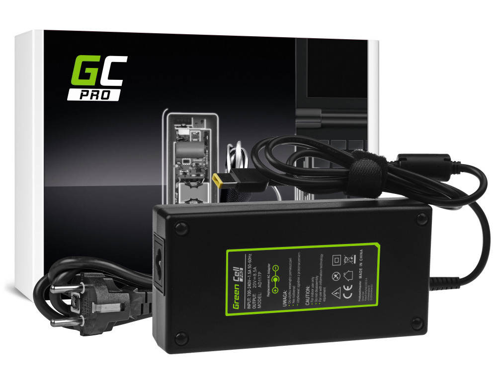 GREEN CELL ZASILACZ AD117P LENOVO 20V 8.5A 170W - zdjęcie 1