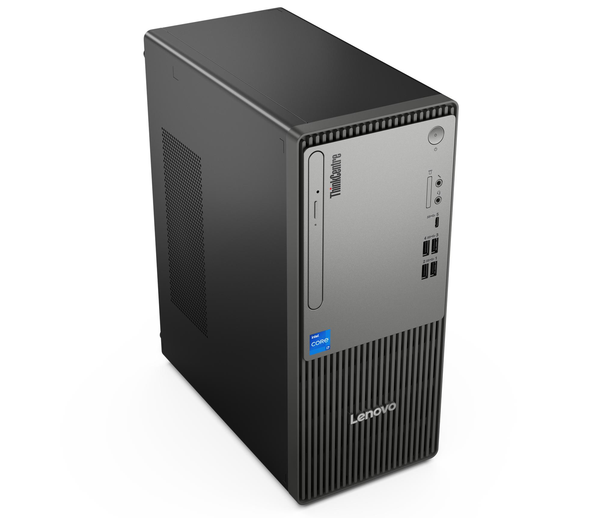 Lenovo ThinkCentre Neo 50t G5 TWR i3-14100 8GB DDR5 SSD512 UHD 730 W11Pro Black 3Y OnSite - zdjęcie 3
