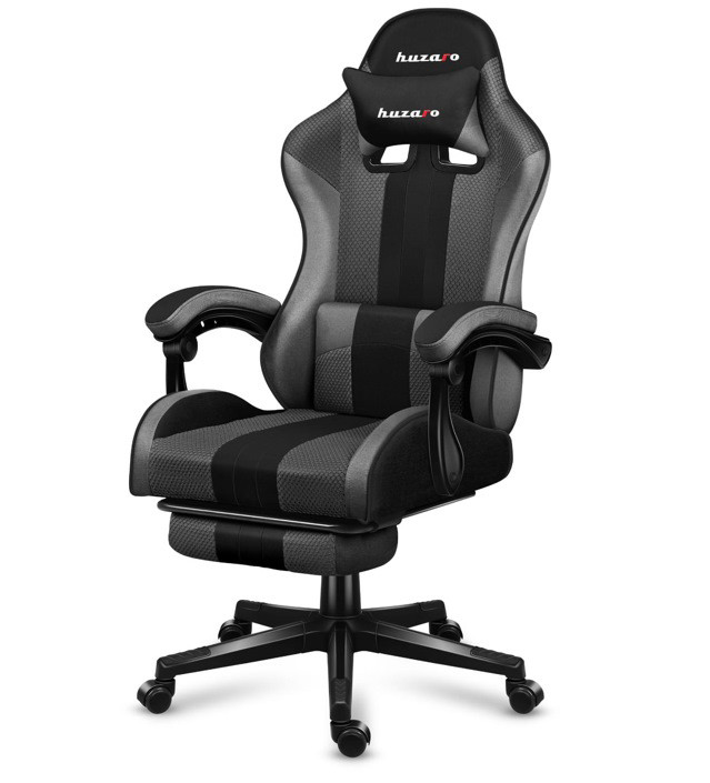 Fotel gamingowy Huzaro Force 4.7 Grey Mesh - zdjęcie 2