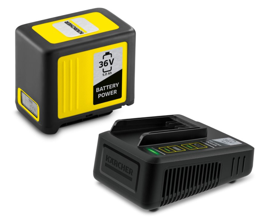 Szybka ładowarka + akumulator KARCHER 36V 5Ah - zdjęcie 1