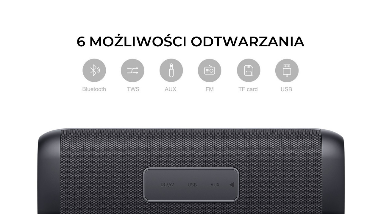 Głośnik bluetooth Havit SK835BT (czarny) - zdjęcie 4