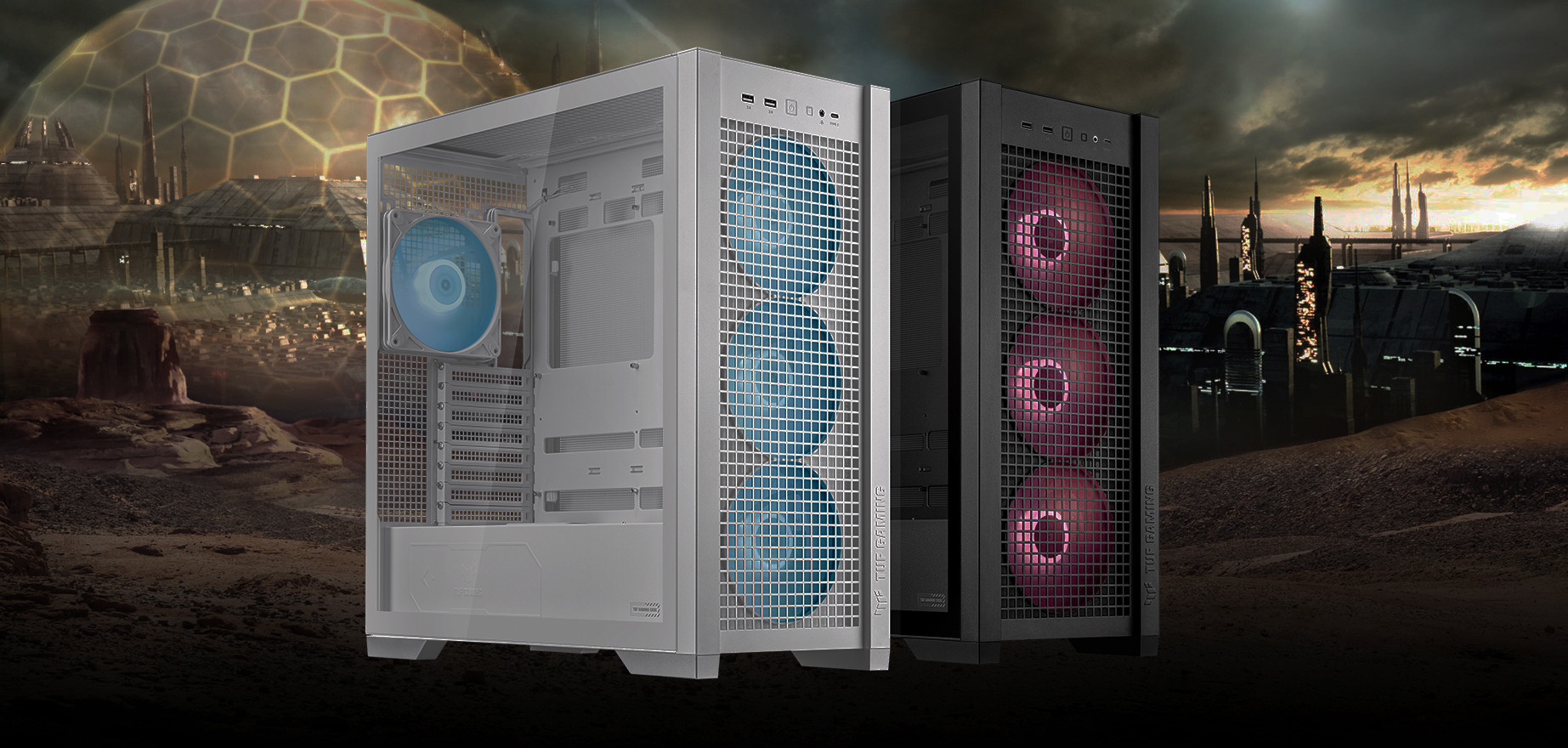Obudowa Asus TUF GAMING GT302 TG ARGB WHITE - zdjęcie 1