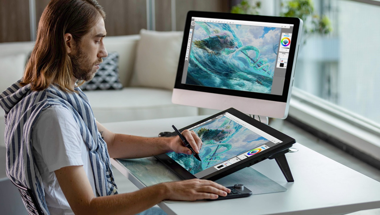 Tablet graficzny Huion Kamvas Pro 24 4K - zdjęcie 12