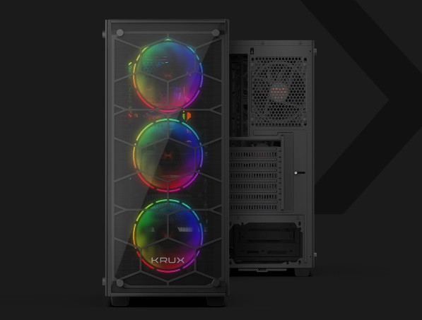 Obudowa KRUX Leda Black (KRX0007) - zdjęcie 2