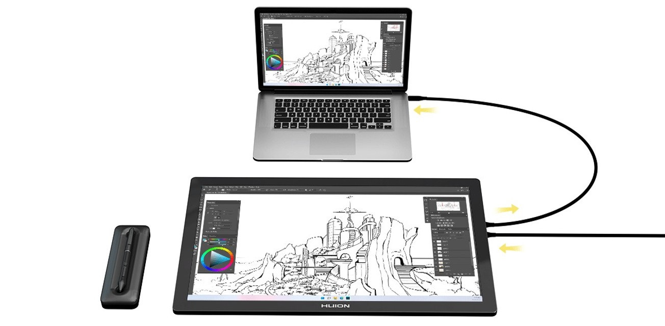Tablet graficzny Huion Kamvas Pro 19 - zdjęcie 7
