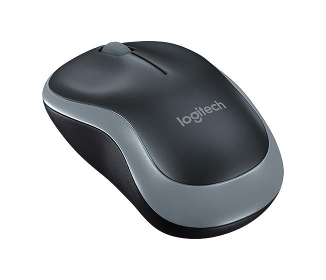Mysz Logitech M185 bezprzewodowa, czerwona. - zdjęcie 2