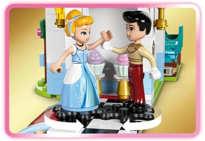 LEGO DISNEY PRINCESS 43275 Zamek Kopciuszka i kareta - zdjęcie 5