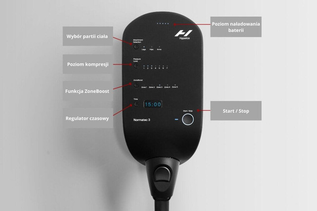 Profesjonalny system do regeneracji i masażu nóg Hyperice Normatec 3.0 Leg System - zdjęcie 4