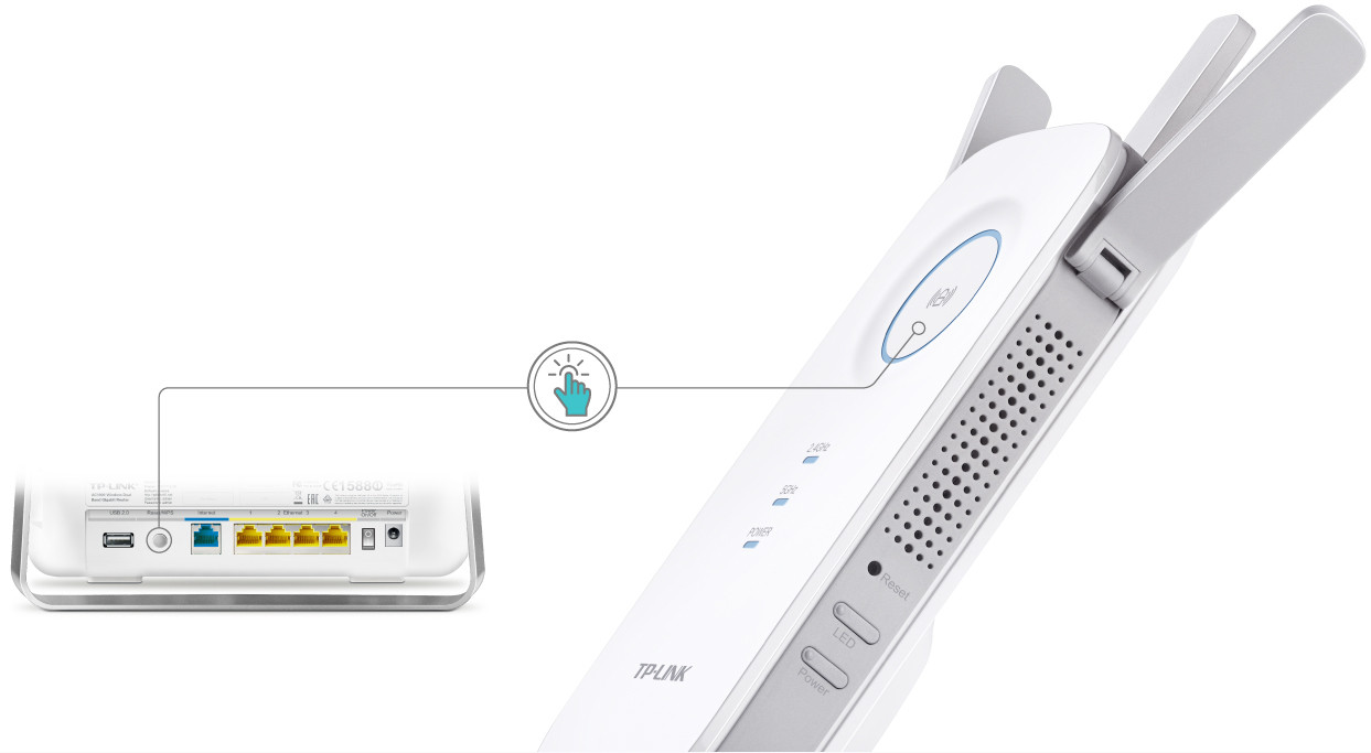 Wzmacniacz Sieciowy TP-LINK RE450 AC1750 Bezprzewodowy - zdjęcie 5