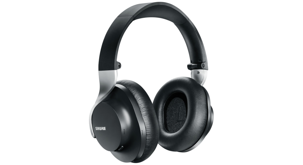 Shure SBH1DYBK1-EFS - Profesjonalne słuchawki bezprzewodowe AONIC 40 z systemem ANC (czarne) - zdjęcie 1