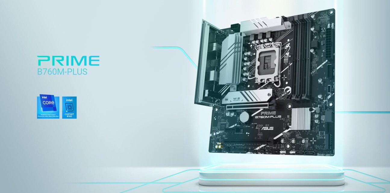 Płyta główna ASUS PRIME B760M-PLUS - zdjęcie 1