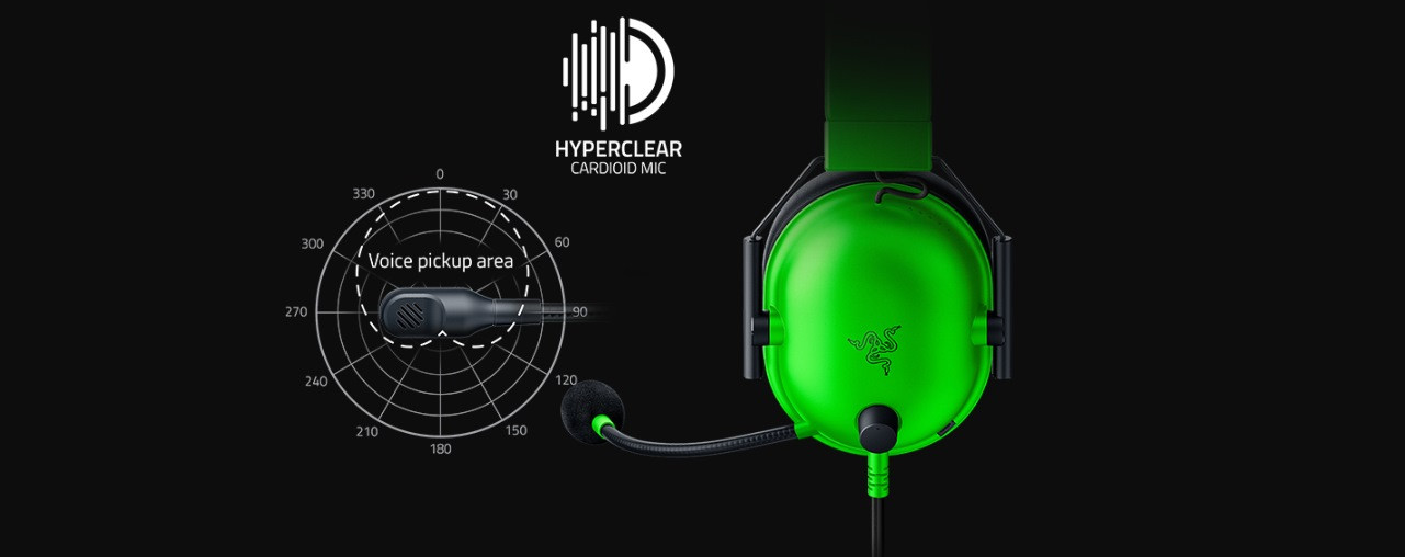 Słuchawki Razer BlackShark V2 X Green - zdjęcie 3