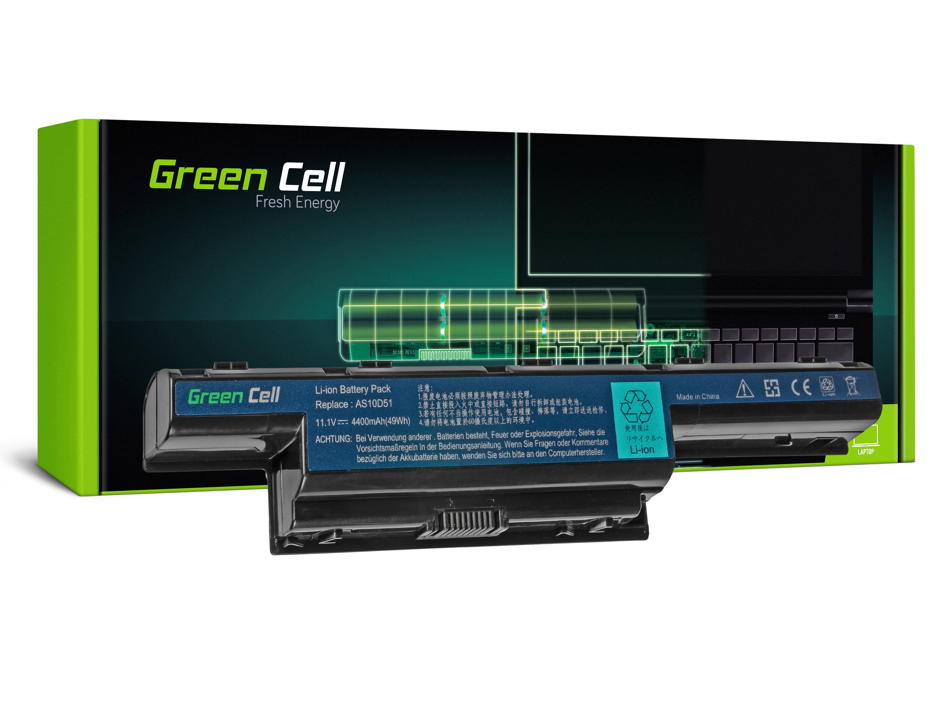 GREEN CELL BATERIA AC06 4400 MAH 11.1V - zdjęcie 1