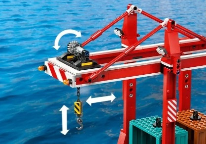 LEGO City 60422 Nadmorski port ze statkiem towarowym - zdjęcie 4