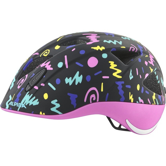 Kask rowerowy ALPINA XIMO FLASH BLACK-CONFETTI MATT 49-54 - zdjęcie 1