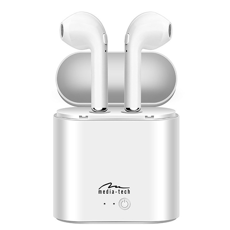 MEDIA-TECH SŁUCHAWKI BT 4.2 TWS MT3589W - zdjęcie 1