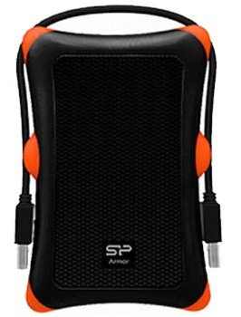 Dysk zewnętrzny HDD Silicon Power Armor A30 (2TB; 2.5"; USB 3.2; 5400 obr/min; Orange-Black; SP020TBPHDA30S3K) - zdjęcie 2