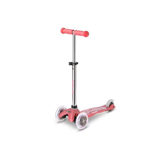Hulajnoga Mini Micro Deluxe Fairy Glitter LED Pink - zdjęcie 1
