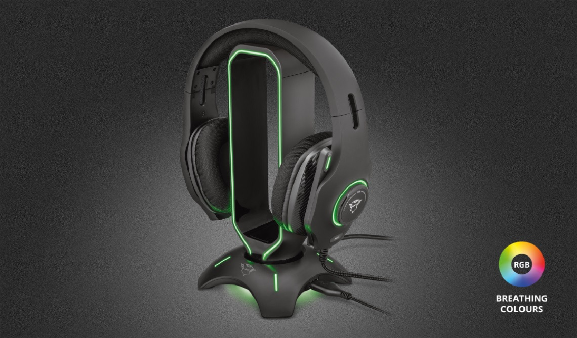 Stojak na słuchawki GXT265 CINTAR RGB HEADSET STAND - zdjęcie 1