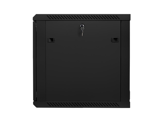 Lanberg szafa instalacyjna wisząca 19'' 12U 600x600mm czarna (drzwi szklane) - zdjęcie 2
