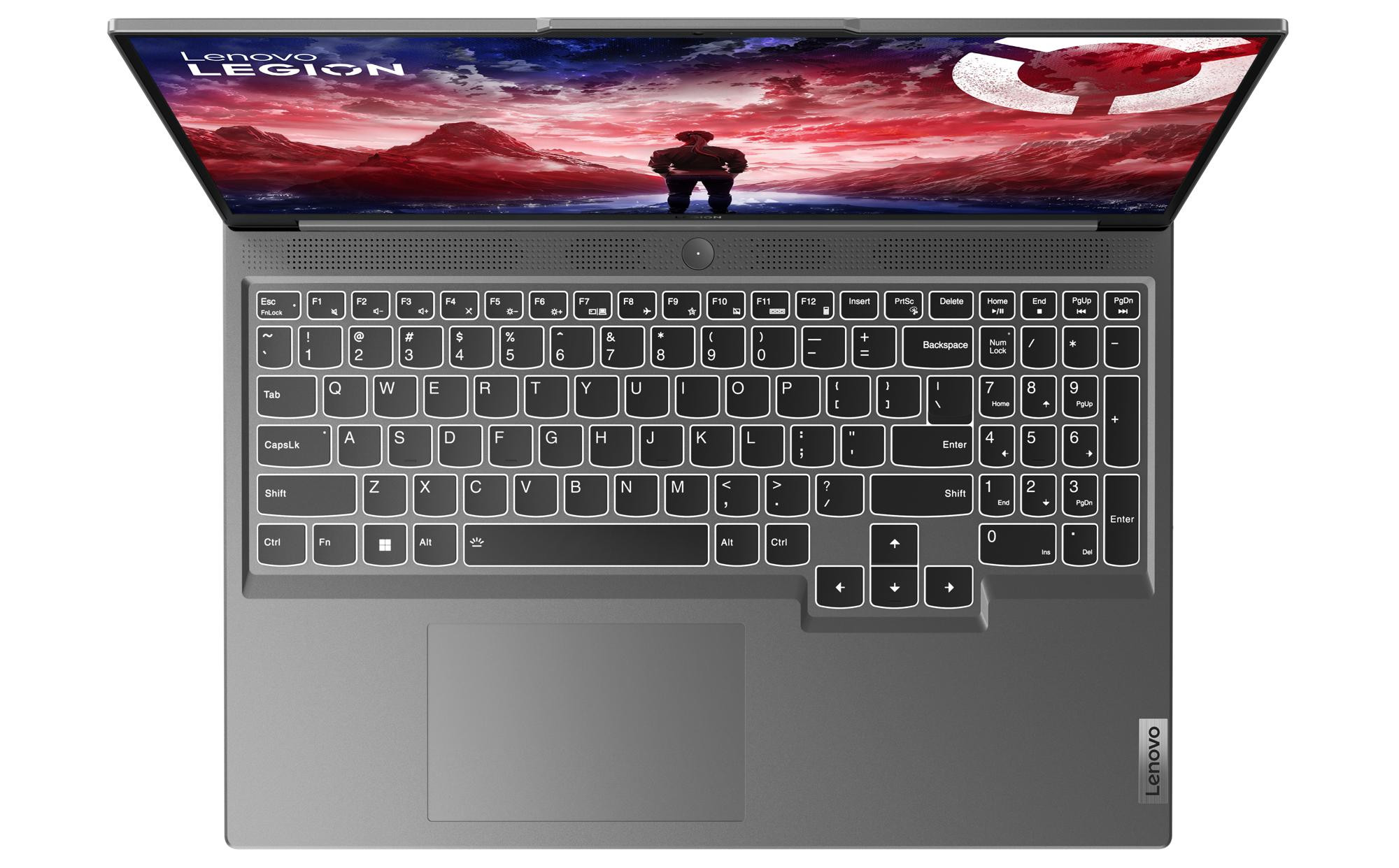 Lenovo Legion Slim 5 16AHP9 Ryzen 7 8845HS 16" WQXGA IPS 500nits AG 240Hz 16GB DDR5 5600 SSD512 GeForce RTX 4070 8GB NoOS Luna Grey - zdjęcie 2