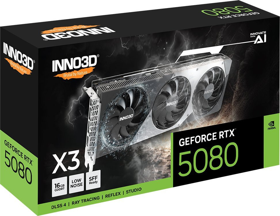 Karta graficzna INNO3D GeForce RTX 5080 X3 (N5080316D7176068N) - zdjęcie 2