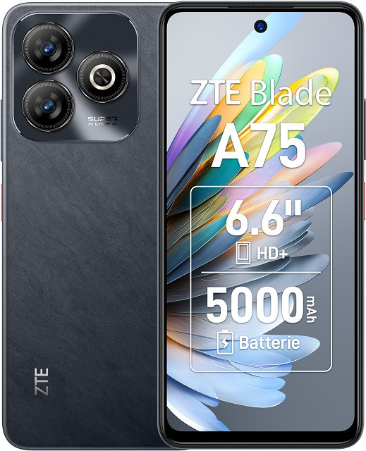 Smartfon ZTE Blade A75 4GB/128GB (Basalt Black) - zdjęcie 1