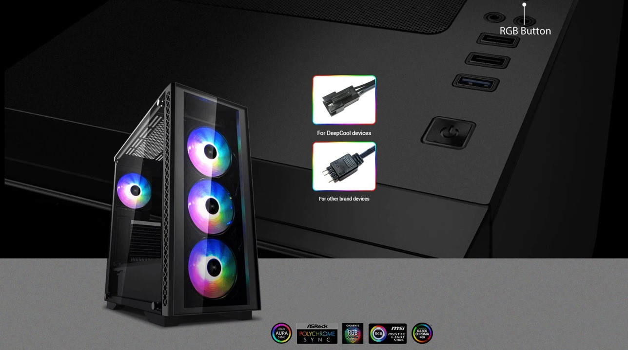 Obudowa DeepCool MATREXX 50 ADD-RGB 4F (DP-ATX-MATREXX50-AR-4F-NE) - zdjęcie 2