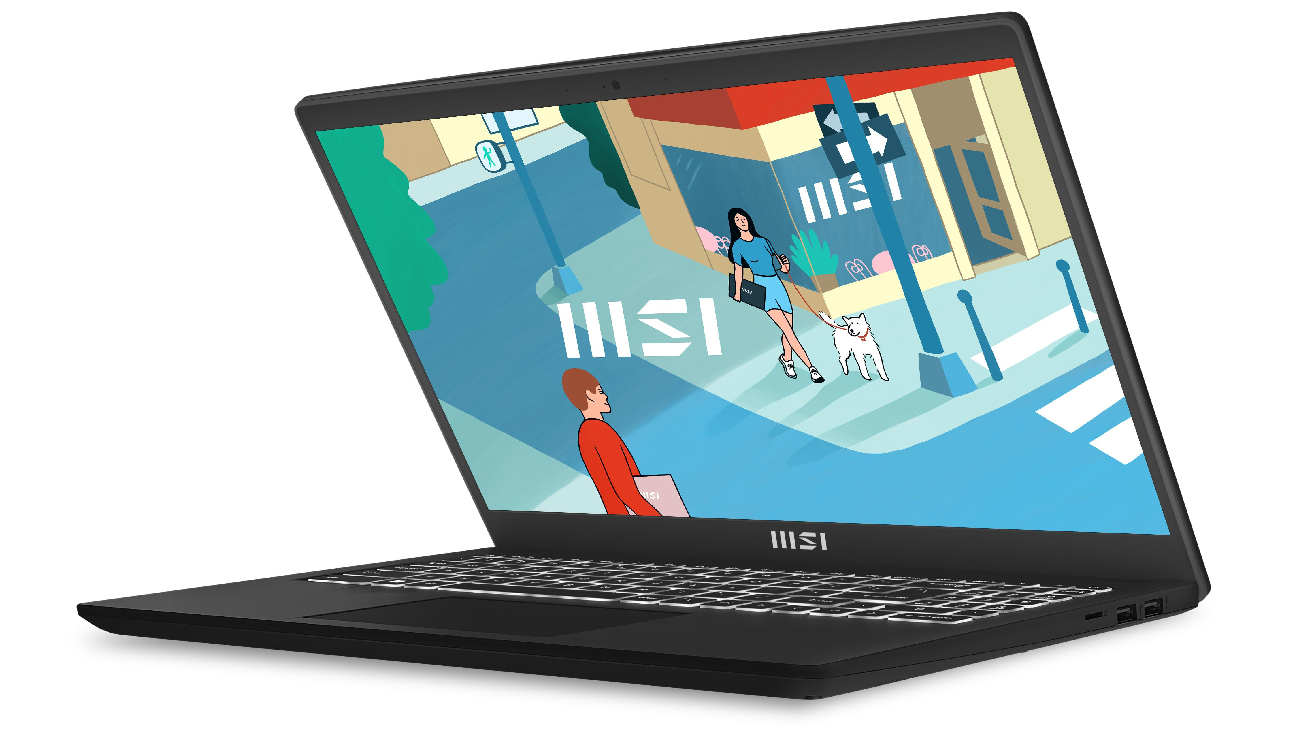 MSI Modern 15 H C13M-202PL i5-13420H 15.6"FHD 60Hz IPS-Level 16GB DDR4 3200MHz SSD512 Iris Xe Graphics Win11 - zdjęcie 2