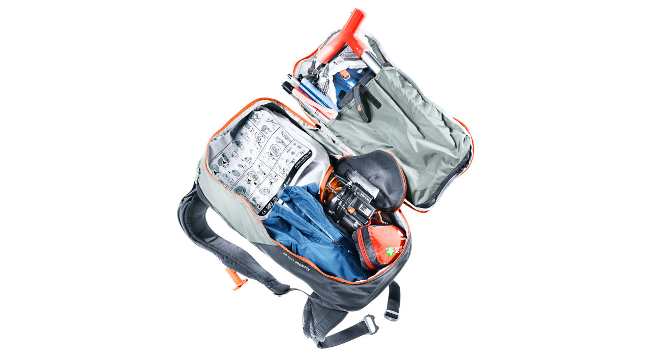 Plecak lawinowy Deuter Alproof Lite 22L - tin/black - zdjęcie 4