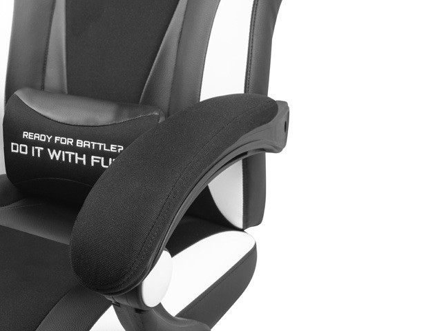 FURY FOTEL GAMINGOWY AVENGER M+ CZARNO-BIAŁY - zdjęcie 3
