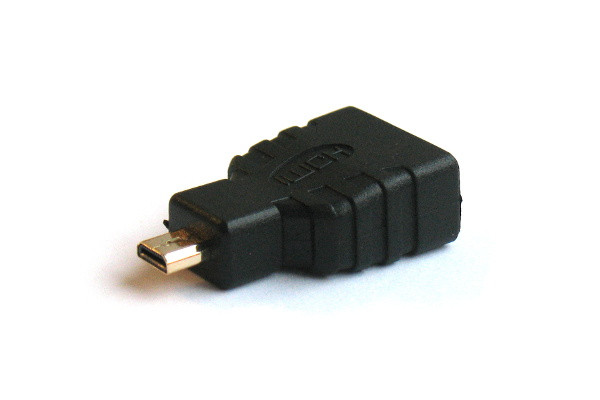 Adapter HDMI Savio CL-17 HDMI - micro HDMI M-F - zdjęcie 1