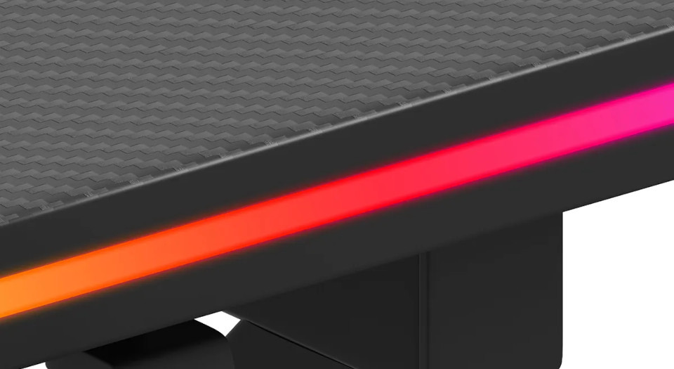 Biurko gamingowe Huzaro Hero 1.7 RGB Black - zdjęcie 3