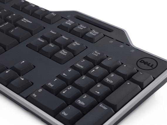 Klawiatura Dell KB-813 Smartcard Reader USB Keyboard Black - zdjęcie 1