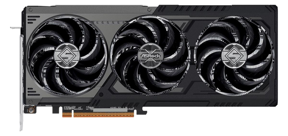Karta graf. Asrock RX9070XT Steel Legend Dark 16GB - zdjęcie 2