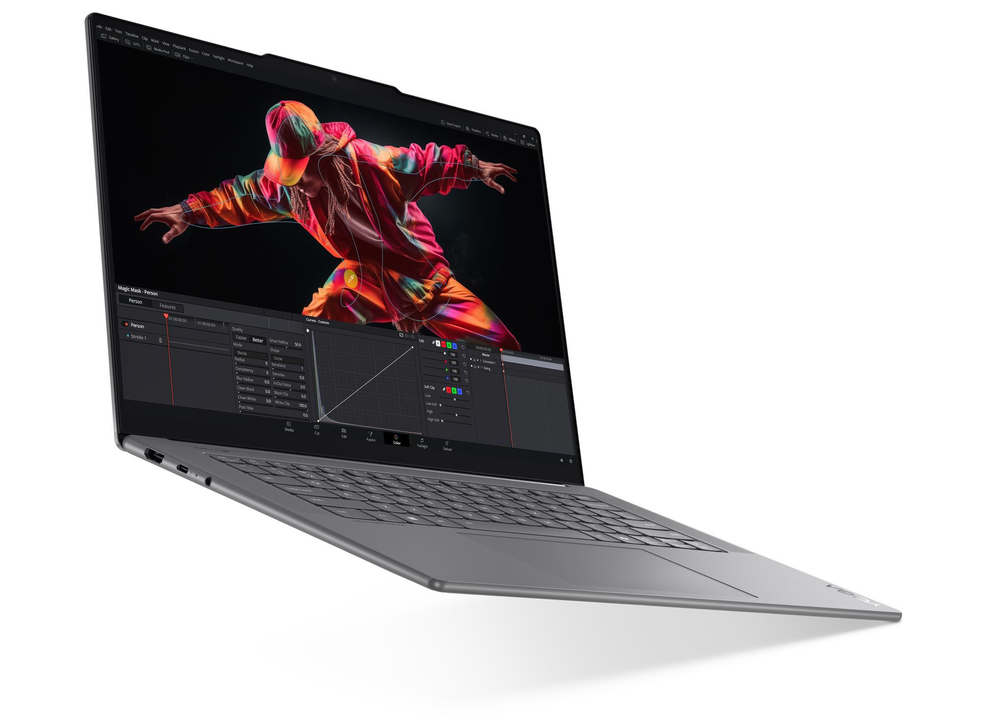 Lenovo Yoga Slim 7 15ILL9 Ultra 7 258V 15.3" 2.8K IPS 500nits 120Hz Glossy 32GB LPDDR5x-8533 SSD512 Intel Arc Graphics W11Pro Luna Grey - zdjęcie 3