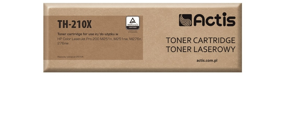 Actis TH-210X Toner do drukarek HP, Canon, Zamiennik HP 131X CF210X, Canon CRG-731BH; Standard; 2400 stron; czarny. - zdjęcie 1