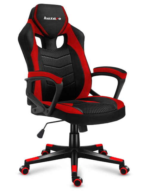 Fotel gamingowy Huzaro FORCE 2.5 Red Mesh - zdjęcie 1